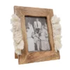 5x7 Inches White Wood, Cotton & Glass Photo Frame - Foreside Home & Garden 2 5x7 Inches White Wood, Cotton & Glass Photo Frame - Foreside Home & Garden -Home Decor Shop GUEST 68af233b 0db7 4f20 b912 74c1fa85fc3b