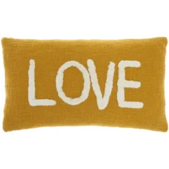 12"x21" Oversize Life Styles 'Love' Tufted Lumbar Throw Pillow - Mina Victory -Home Decor Shop GUEST 69f32333 c2f2 44d5 aba1 4f0efb66a590