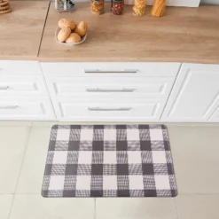 World Rug Gallery Checkered Plaid Anti-Fatigue Standing Mat -Home Decor Shop GUEST 6caaa1b0 af84 4f4a a6b5 c39e0ac0f860
