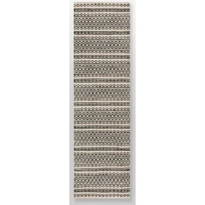 Norwalk Stripe Rug Black/White - Threshold™ 3 Norwalk Stripe Rug Black/White - Threshold™