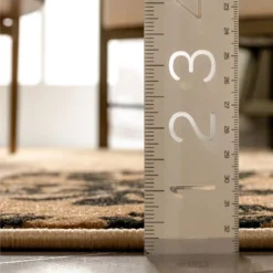 Well Woven Plain Border Damask Warms Brush Effect Soft Area Rug -Home Decor Shop GUEST 6dd4c74e 75b9 44b2 8f74 1b8d5758c43a