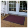 3'x4' Solid Doormat Burgundy/Black - HomeTrax -Home Decor Shop GUEST 6f9c4a5b 93f9 4cc9 8d47 2da9ae9c0ba0