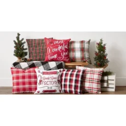 4pk 18"x18" Christmas Printed Square Throw Pillow Covers - Design Imports -Home Decor Shop GUEST 7087e28e 8d33 4611 9ef6 864321a65ea1