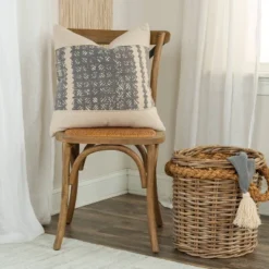 20"x20" Color Block Polyester Filled Pillow Gray - Donny Osmond Home -Home Decor Shop GUEST 7499c3f8 54d7 4062 8e9d a0c4162e25ea