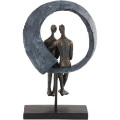 Studio 55D Abstract Couple 12" High Antique Brass Sculpture -Home Decor Shop GUEST 78f08904 c30f 46e4 9ceb 0931402ea384