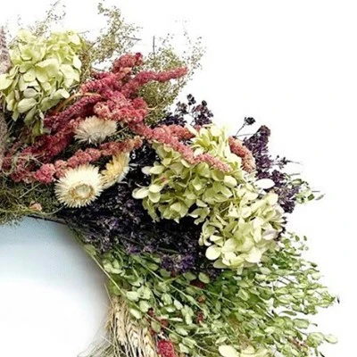 National Tree Company 22 Inch Seasonal Natural Floral Wreath Decor 4 National Tree Company 22 Inch Seasonal Natural Floral Wreath Decor - Image 2