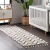 2'8"x8' Rumi High-Low Chevron Tassel Area Rug Beige Runner - NuLOOM -Home Decor Shop GUEST 7e82ed65 3a09 4dd5 a3cc 572ce3c17f80