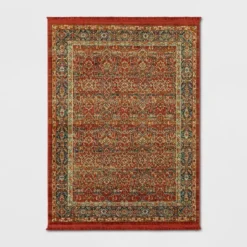 Damask Woven Persian With Fringe Rug - Threshold™ -Home Decor Shop GUEST 8003e9ae 9aa3 4a9a bdf6 4e8eb0b873b9