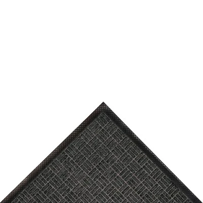 3'x4' Solid Doormat Charcoal - HomeTrax 4 3'x4' Solid Doormat Charcoal - HomeTrax - Image 2