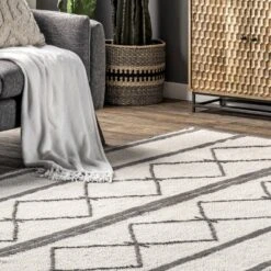 NuLOOM Sondra Machine Washable Wool Moroccan Diamond Area Rug -Home Decor Shop GUEST 84adb30d e2c2 40c5 98c5 bc69257c17ae