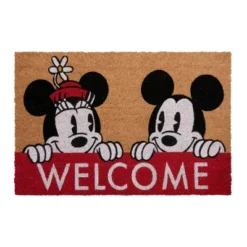 Mickey Mouse 2pk Hi And Welcome Coir Door Mats -Home Decor Shop GUEST 8521f15d 5b51 49af a76d b393e7416f9b