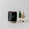 Sweet Water Decor Merry And Bright 12oz Black Stoneware Candle -Home Decor Shop GUEST 870e8950 ebe9 4abe b75b 1cf1c00bd8e6