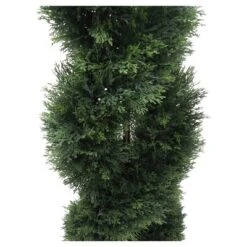 5' Artificial Cedar Double Spiral (UV) - Vickerman