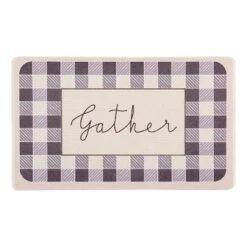 World Rug Gallery Gather Plaid Anti-Fatigue Standing Mat -Home Decor Shop GUEST 8b413da6 32b8 4815 9ac4 b89568ab8b6c