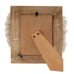 5x7 Inches White Wood, Cotton & Glass Photo Frame - Foreside Home & Garden -Home Decor Shop GUEST 8c52f7bb 4e48 4fe0 b617 3b522397c940