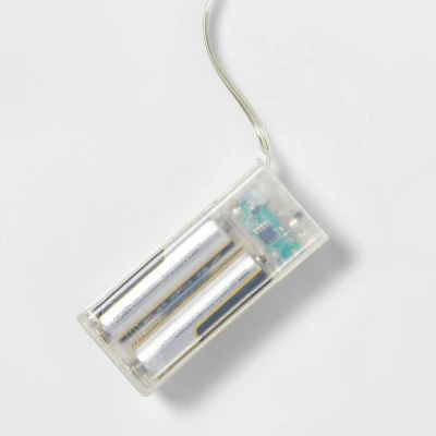 6' Pre-Lit Battery Operated Mixed Greenery 'Joy' Garland With Gold Ribbon - Wondershop™ 4 6' Pre-Lit Battery Operated Mixed Greenery 'Joy' Garland With Gold Ribbon - Wondershop™ - Image 2