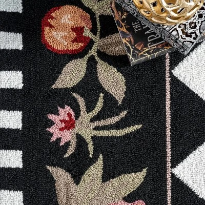Angla Rooster Kitchen Area Rug Black - NuLOOM 7 Angla Rooster Kitchen Area Rug Black - NuLOOM - Image 5