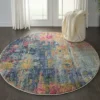 Nourison Celestial Abstract Contemporary Multicolor Indoor Rug