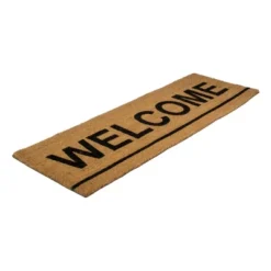 Northlight Natural Coir Outdoor Rectangular "Welcome" Doormat 16" X 48" -Home Decor Shop GUEST 9376ef27 2db1 4069 9b0b 28fc1fa847db