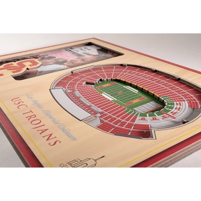 4" X 6" NCAA USC Trojans 3D StadiumViews Picture Frame 4 4" X 6" NCAA USC Trojans 3D StadiumViews Picture Frame - Image 2