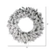Vickerman Artificial Flocked Snow Ridge Wreath -Home Decor Shop GUEST 956a0258 9b0e 4ed5 9d2e 65c0c37e83bc