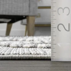 NuLOOM Skylar Textured Trellis Tasseled Area Rug -Home Decor Shop GUEST 988b34e2 337f 4c75 ade5 14d301d228b0