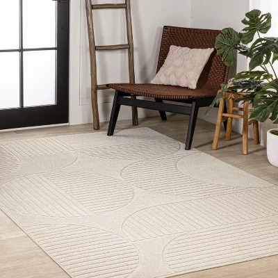 JONATHAN Y Nordby Geometric Arch Scandi Striped Indoor Area Rug 4 JONATHAN Y Nordby Geometric Arch Scandi Striped Indoor Area Rug - Image 2