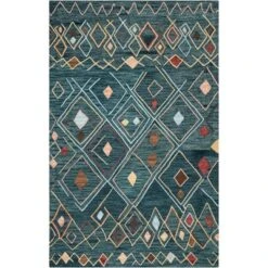 Edythe Geometric Hooked Rug - Safavieh -Home Decor Shop GUEST 99cda7c6 53b3 44c9 b8a2 0d11001eecb2