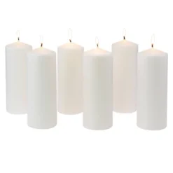 6pk Pillar Candles White - Stonebriar Collection -Home Decor Shop GUEST 9be741b4 176c 4f22 8bc6 50834ac7120c