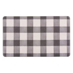 World Rug Gallery Checkered Plaid Anti-Fatigue Standing Mat -Home Decor Shop GUEST 9d997514 d89c 43ba a57c 4b7f12f53e6f