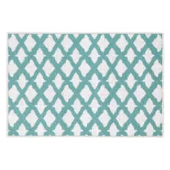 Sussexhome Floral Collection Cotton Heavy Duty Low Pile Area Rug , 2' X 3' -Home Decor Shop GUEST 9f6d1259 2fc0 44ea 86ff c3e4ba7fdb2e