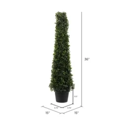 Vickerman Artificial Boxwood Cone In Pot UV -Home Decor Shop GUEST a4ec5dc8 bd57 4d3a bac2 e6127397a81c