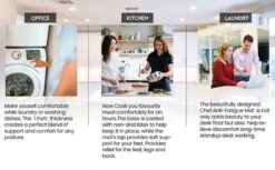 J&V TEXTILES 20" X 55" Oversized Cushioned Anti-Fatigue Kitchen Runner Mat (Kitchen Art) 7 J&V TEXTILES 20" X 55" Oversized Cushioned Anti-Fatigue Kitchen Runner Mat (Kitchen Art) -Home Decor Shop GUEST a897cde6 d06c 4deb b915 757c68e06f72