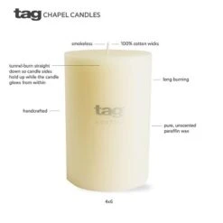 TAG Chapel Paraffin Wax Candle -Home Decor Shop GUEST a9e1750d 8d2b 42c2 b46f 920b58d21723