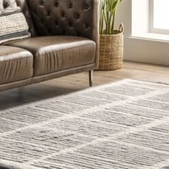 NuLOOM Tayshia Machine Washable Wool Modern Striped Area Rug -Home Decor Shop GUEST ac386de2 dba0 4784 81e9 0581e9da913d