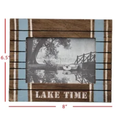 Blue Stripe 4x6 Inch "Lake Time" Wood Decorative Picture Frame - Foreside Home & Garden 11 Blue Stripe 4x6 Inch "Lake Time" Wood Decorative Picture Frame - Foreside Home & Garden -Home Decor Shop GUEST acc0dd36 6ea8 40d3 85e0 d68e2829c87c
