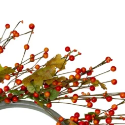 Northlight Orange Berries And Yellow Leaves Fall Harvest Artificial Wreath, 22" -Home Decor Shop GUEST af4c873c ab90 4a14 98c2 02fd09bc62b8