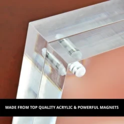 Azar Displays Clear Acrylic Magnetic Photo Block Frame Set With TWO 4x6 Size Frames -Home Decor Shop GUEST afbbb2cd 3367 4dc3 91a3 c4b4634a5967