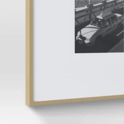 19.4" X 22.4" Matted To 11" X 14" Thin Gallery Oversized Image Frame Brass - Project 62™ -Home Decor Shop GUEST b11ca66e 9eea 4367 8a4d b572dcf58125