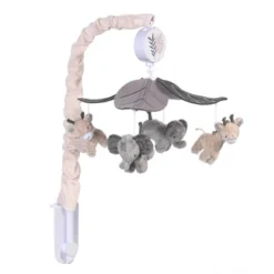 Lambs & Ivy Baby Jungle Animals Gray/Tan Musical Crib Mobile Soother Toy -Home Decor Shop GUEST b33700ac d414 421c 99a2 ee5afcedb0ec