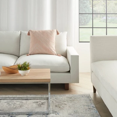 20"x20" Oversize Metallic Embroidered Square Throw Pillow - Kathy Ireland Home 5 20"x20" Oversize Metallic Embroidered Square Throw Pillow - Kathy Ireland Home - Image 3