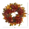 Nearly Natural 24” Fall Hydrangea, Lotus And Berries Artificial Wreath -Home Decor Shop GUEST b8eb6920 af26 466d 8f93 2f7113a10698