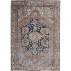 Percy Transitional Medallion Area Rug