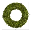 Nearly Natural 24” Preserved Boxwood Wreath -Home Decor Shop GUEST bae418ba 1e07 4af3 bc1a a4f963f9db5e