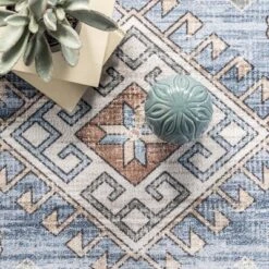 NuLOOM Elowyn Machine Washable Medallion Area Rug -Home Decor Shop GUEST bb2cbd3b a397 4e88 9554 6f3fd9b119a3