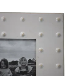 Cream Bubble Pattern 4x6 Inch Enamel Metal Decorative Picture Frame - Foreside Home & Garden 12 Cream Bubble Pattern 4x6 Inch Enamel Metal Decorative Picture Frame - Foreside Home & Garden -Home Decor Shop GUEST bb47d6d2 941c 4607 a68f 6ddfb9651bfa