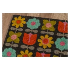 1'6"x2'6" Flower Child Woven Door Mat - Novogratz By Momeni