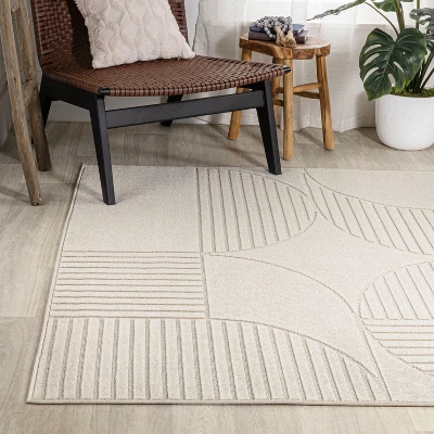 JONATHAN Y Nordby Geometric Arch Scandi Striped Indoor Area Rug 5 JONATHAN Y Nordby Geometric Arch Scandi Striped Indoor Area Rug - Image 3