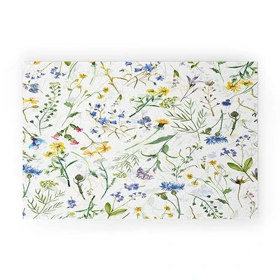 UtArt Scandinavian Midsummer Blue Welcome Mat - Society6 7 UtArt Scandinavian Midsummer Blue Welcome Mat - Society6 - Image 5