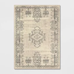 Hancock Distressed Center Motif Rug Beige - Threshold™ -Home Decor Shop GUEST be876dc4 ac47 4320 bfe0 7a03c9caedf2